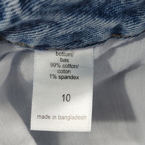 Maurices M. Jeans Skirt Womens 10 Blue High Rise Pencil Front Slit Stretch Denim - Picture 5 of 10
